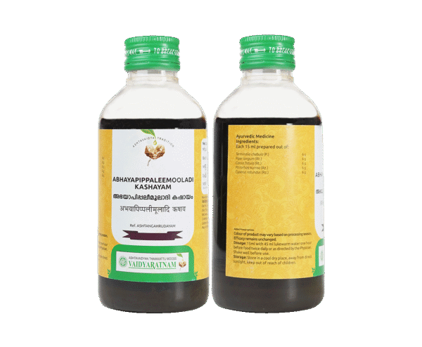 ABHAYAPIPPALEEMOOLADI KASHAYAM 200ml
