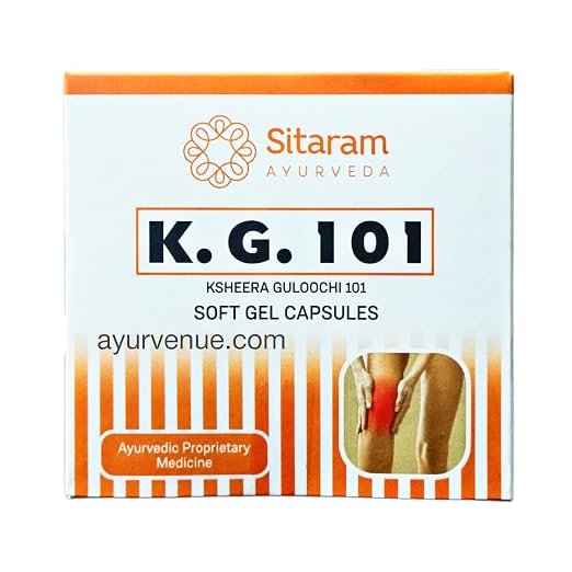K.G (KSHEERA GULOOCHI) 101 SOFT GEL CAPSULES (100 cap)