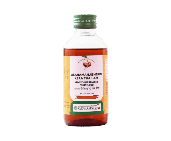 ASANAMANJISHTADI KERA THAILAM 200ml