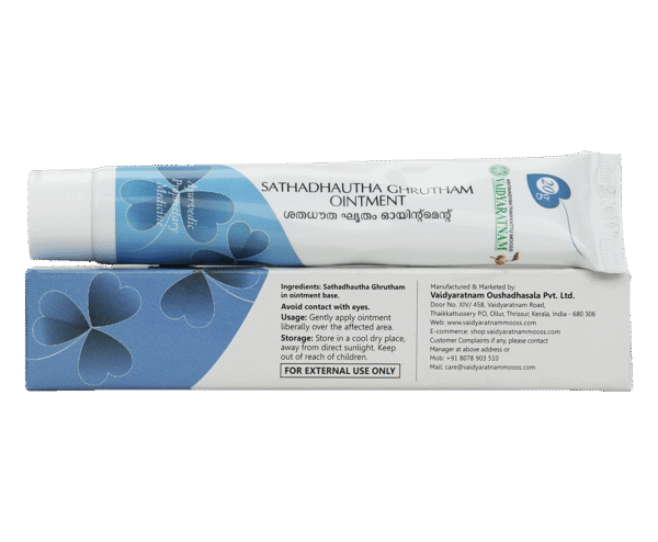 SATHADHAUTHA GHRUTHAM1 SATHADHAUTHA GHRUTHAM OINTMENT 20g