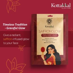 SAFFRON GLOW FACE SHEET MASK